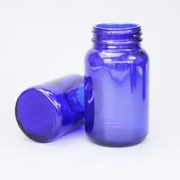 Capsule Container Supplements 60ml 100ml 150ml Glass Amber Bottle