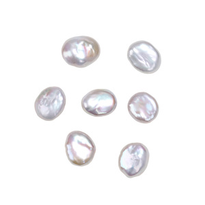 Perlas de Agua Dulce Barrocas Grandes, No Porosas, Resistentes y Ligeras, Blancas, para Joyería Artesanal - Product Image 5