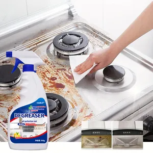 Potente limpiador de grasa rico en espuma desengrasante adecuado para una amplia gama de electrodomésticos de cocina