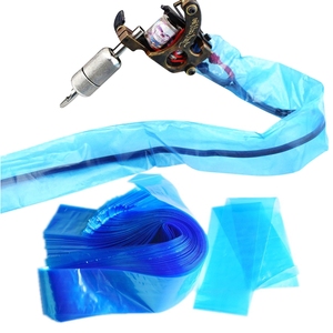 100 Fundas Desechables Rosas para Cables de Máquina de Tatuaje 5x80cm, Bolsas Protectoras para Empuñaduras de PMU, Uso Profesional en Estudios de Tatuaje - Product Image 3