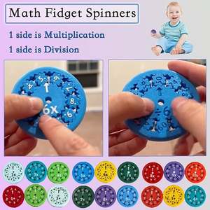 Mathématiques Fidget Spinners Dessin Éducatif Spinning Jouets Apprentissage Arithmétique Outils Peinture Par Numéros Enfants Éducation À Domicile - Product Image 3
