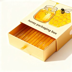 Caja de papel Honey <span class=keywords><strong>Royal</strong></span> Health Food, caja de embalaje de alimentos saludables con logotipo personalizado, caja de cajón de cartón rígido reciclable - Product Image 4