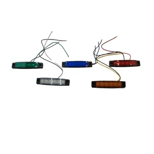 Piezas de Sistema de Iluminación para Camiones de Alta Calidad, 24 V, 6 LED, Cinco Colores, Luz Lateral Universal para Camión, Luz de Señalización para Camión - Product Image 5