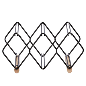Portabottiglie da Tavolo per 3 Bottiglie, Decorazione per Matrimoni, Salvaspazio, Molto Richiesto - Product Image 2