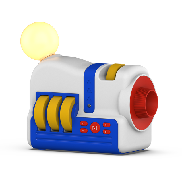 Kids Learning Music LED ABS Story Projection Machine with 32 Stories Songs & Audio Books