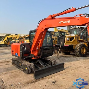 Multi Japan 6 Ton Hydraulic <b>Tracked</b> Used Hitachi ZX60 Mini Excavator ZAXIS60 with Isuzu Engine Gears <b>Pumps</b> & Bearings - Product Image 1