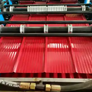 Roofing Top Sheet Galvanized Steel curving machine Corrugated Glazed Tile Metal Roofing Sheet Making Machine