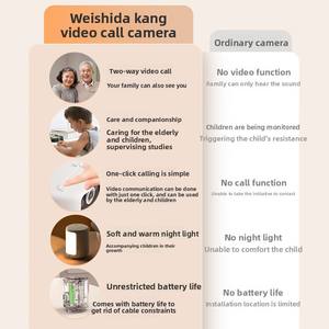 Caméra CMOS Visidom, appel vidéo bidirectionnel, interphone, 4G sans fil, WiFi, téléphone mobile domestique, surveillance à distance, <span class=keywords><strong>zoom</strong></span> numérique 4x, fonction d'alarme - Product Image 2