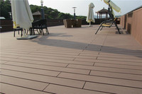 Planches de terrasse en composite plastique WPPD, revêtements de sol WPC imperméables traditionnels pour l'extérieur