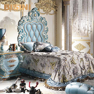 Escritorio de estudio para habitación de niños, Adorable <span class=keywords><strong>serie</strong></span> de ángeles, oro real francés de alta calidad y azul <span class=keywords><strong>del</strong></span> Principito - Product Image 2