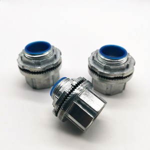 Connecteur de <span class=keywords><strong>conduit</strong></span> IMC <span class=keywords><strong>flexible</strong></span> <span class=keywords><strong>isolé</strong></span> en zinc moulé sous pression de 1/2 pouce, étanche à la pluie, avec filetage NPT, certifié ROSH ISO - Product Image 6