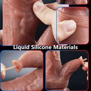 Bestseller USB Silikon Schub Stretchy Realistic Vib rating <span class=keywords><strong>Dildo</strong></span> mit Saugnapf Fernbedienung Zunge lecken <span class=keywords><strong>Dildo</strong></span> - Product Image 6