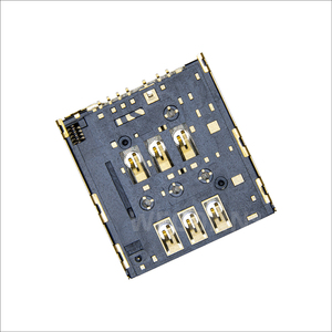 WECONN WL-SIM142-00C 6PIN+<span class=keywords><strong>2</strong></span> H=1.43mm 推推式带检测开关微型SIM卡连接器插座 - Product Image 4