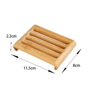 Sustainable <b>Bamboo</b> Fiber Bar <b>Soap</b> <b>Dish</b> for Sink or Shower - Product Image 3