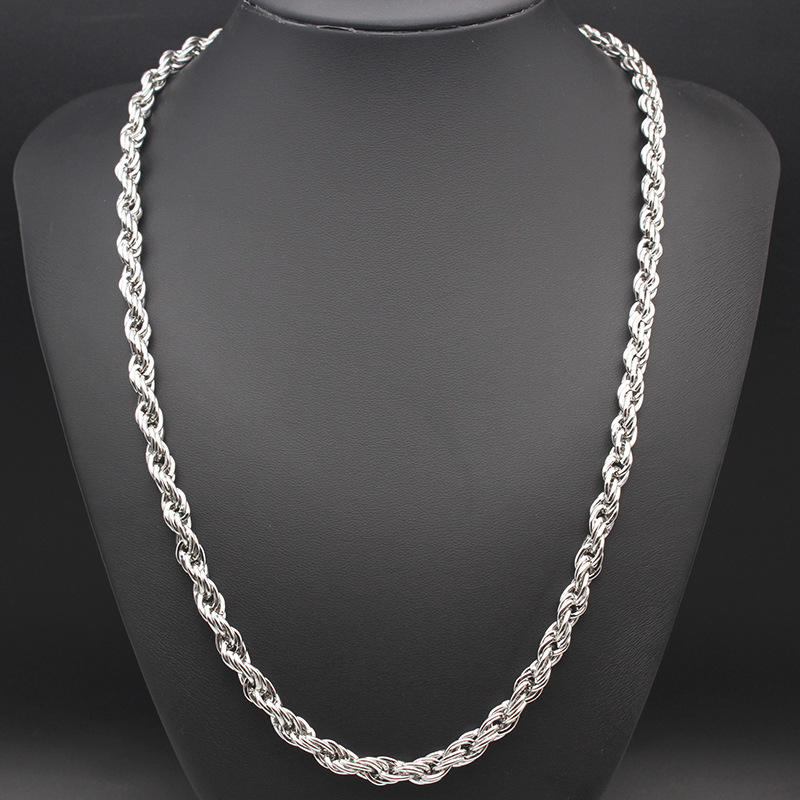 Chaîne torsadée 7mm 60cm