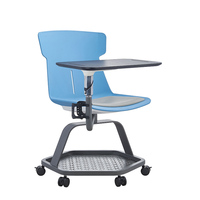 Pliable 360 Pivotant Tablette D'écriture Stocké Base École Salle De Classe Meubles Université Étudiant Formation Chaise