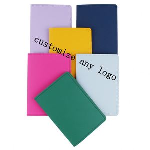 Bolsa de Almacenamiento de Documentos de Viaje con Logotipo Personalizado, Estuche para Pasaporte de Cuero PU de Color Sólido, Porta Tarjetas, Estilo Moderno, Impermeable - Product Image 2