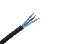 Câble d'extension AC en PVC KESHI de haute qualité, cordon d'alimentation EU, prise à queue de fleur, longueur 1 m, courant nominal 10 A pour les appareils électroménagers