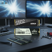 قرص صلب داخلي DSIKOR M.2 SATA3 SSD مقاس 2.5 بوصة بسعة 128 جيجابايت إلى 4 تيرابايت مع ضمان لمدة 3 سنوات وسرعة قراءة/كتابة 501-600 ميجابايت/ثانية وهيكل من سبائك الألومنيوم