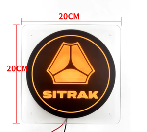 24V logo décorations de pare-brise plaque lumineuse logo illuminé - Product Image 2