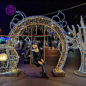 Luces LED de Arco Personalizadas para Interiores/Exteriores, Decoraciones Navideñas y para Múltiples Festividades, Impermeables IP65, Certificación CE y RoHS, Personalizables - Product Image 4