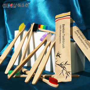 Fuleai Bamboo Toothbrush 100% Biodegradable Soft Bristles Adult Manual Toothbrush - Product Image 2