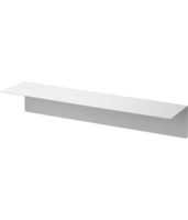 Étagère murale en métal blanc compatible avec les aimants, support mural rectangulaire thermolaqué pour cuisine et cloisons sèches
