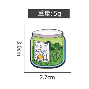 دبابيس Sming أنيمي وقت المغامرة الكرتون مخلل الخيار يمكن المينا بروش ظهره شارة الملابس هدية الاكسسوارات - Product Image 6