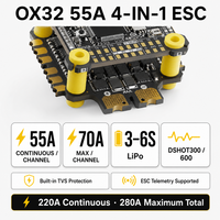 Contrôleur de vol SpeedyBee F405 V5 OX32 55A 3-6S 30x30 en métal avec ESC 4-en-1 pour drone FPV de course et freestyle Betaflight CE/FCC