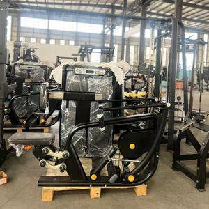 Machine à Rame Assise à Charge par Poids pour Entraînement du Dos et des Muscles Abdominaux, Équipement de Gym Commercial Durable de Chine - Product Image 2