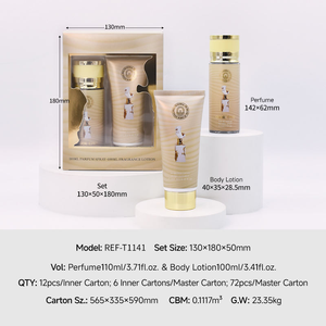 Set de Crema Corporal y Bruma Corporal Árabes de Alta Calidad, Loción de Colonia Original, Perfume Floral Frutal de Larga Duración, Set de Regalo en Spray, Perfume para Mujer - Product Image 2