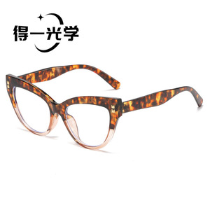 กรอบแว่นตาแบบ Cat Eye ป้องกันแสงสีฟ้า สำหรับทุกเพศ เลนส์ PC แบบเต็มกรอบ - Product Image 3