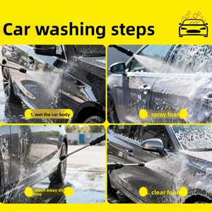 <span class=keywords><strong>Machine</strong></span> de lavage de voiture électrique haute pression standard US/UE 1800W, pistolet <span class=keywords><strong>à</strong></span> <span class=keywords><strong>eau</strong></span> multifonctionnel automatique haute puissance, moteur AC 8kg - Product Image 4