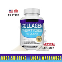 90 Capsules de Complément de Collagène Peptidique Composé OEM/ODM pour la Croissance des Cheveux et le Blanchiment de la Peau, Prêt à Expédier