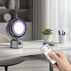 Ventilateur de table rechargeable à clipser pour voiture, ventilateur de bureau standard, petit ventilateur d'été pour camping-car - Product Image 1