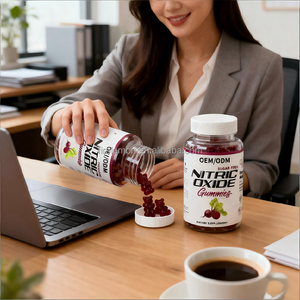 OEM/ODM fabrika kaynağı nitrik oksit pancar Gummies-enerji ve dolaşım desteği şekersiz Vegan pektin Gummies60 adet/şişe - Product Image 4