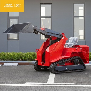 Chargeuse compacte sur chenilles YGZG à haut débit hydraulique pour travaux intensifs avec accessoires – Chargeuse sur chenilles compacte - Product Image 4