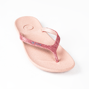 Sandales à lanières rose poudré pour femmes, avec semelle intérieure contournée, pour l'été et une utilisation décontractée - Product Image 5