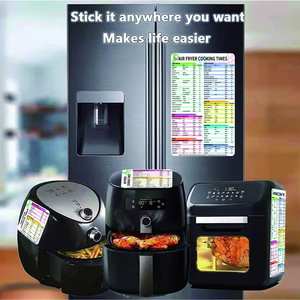 Air Fryer Quick Reference Guide Magnetic Time Pressure Cooking Time Chart Cheat <b>Sheet</b> <b>Magnet</b> Sticker - Product Image 5