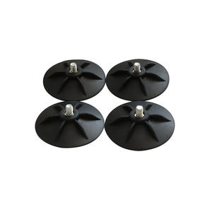 Chupetas de borracha de silicone com ventosa transparente de vidro a vácuo personalizadas por atacado - Product Image 5