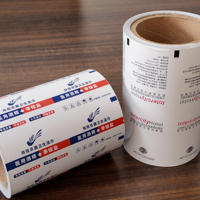 Rouleau de papier d'aluminium imperméable enduit pour emballage de tampons préparatoires stériles à l'alcool médical
