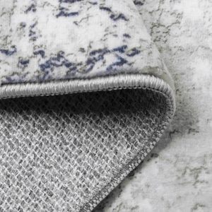 Grande Tappeto Moderno Morbido e Astratto con Base Antiscivolo in Gomma, Marrone Blu Notte Grigio per Sala da Pranzo, Cameretta, Soggiorno - Product Image 3