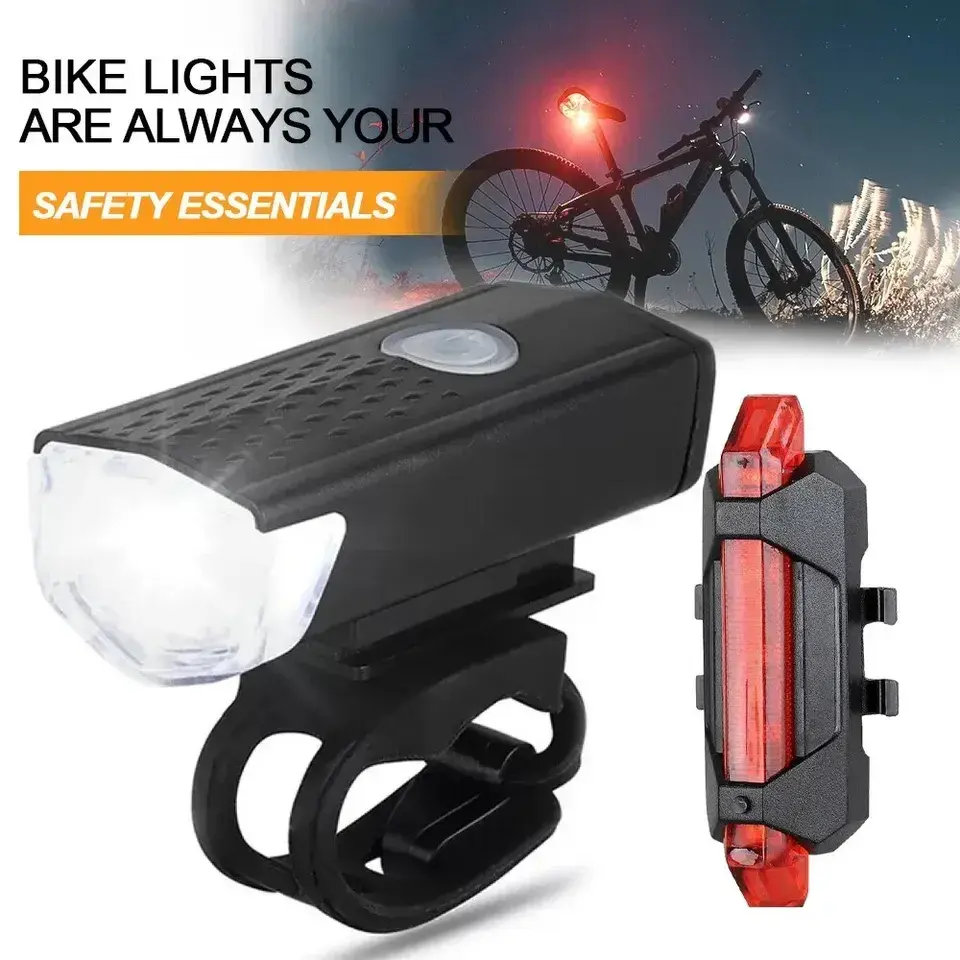 Suporte a luz de bicicleta LED de liga de alumínio OEM de 1000 lúmenes dianteiro à prova d'água de longa duração 2000mAh