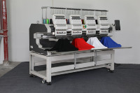 Machine à broder industrielle à grande vitesse 1/2/4/6/8 têtes, 9/12/15 aiguilles pour T-shirts, sweats à capuche, chapeaux, vêtements personnalisés