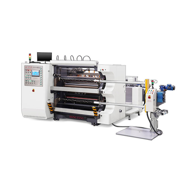 Hongfeng HFQD-1300CB Full Auto Functions Perfect Tension Control High-Accuracy Film Slitter Rewinder Popular China Famous Top 20