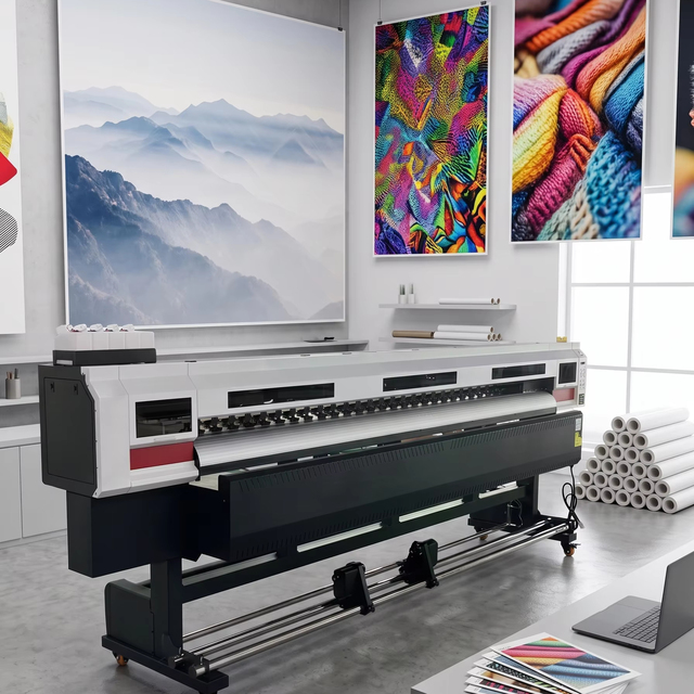 PrintVision 3.2m Photo Printer Large Format Inkjet Printing Machine with Dual Xp600 Heads for PVC Vinyl Flex Banner