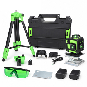 Nivel Láser DERUIDA 4D de 16 Líneas, Inalámbrico, Portátil, con Batería de Iones de Litio, Nivelación Automática, Nivel Láser de Líneas Cruzadas - Product Image 1