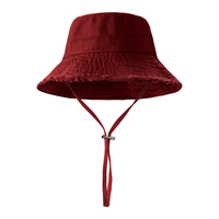 Vente en gros Chapeaux seau soleil d'été pour femme avec bord effiloché et logo personnalisé Chapeaux seau extérieur délavé en coton avec corde
