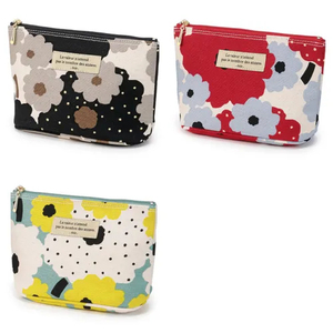 Nordic style <b>small</b> <b>wallet</b> with floral pattern ladies daily <b>wallet</b> cotton +linen <b>wallet</b> - Product Image 1
