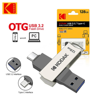 Flashdisk KODAK USB3.2 K273 2 in 1 OTG Tipe C 128 Gb untuk Ponsel